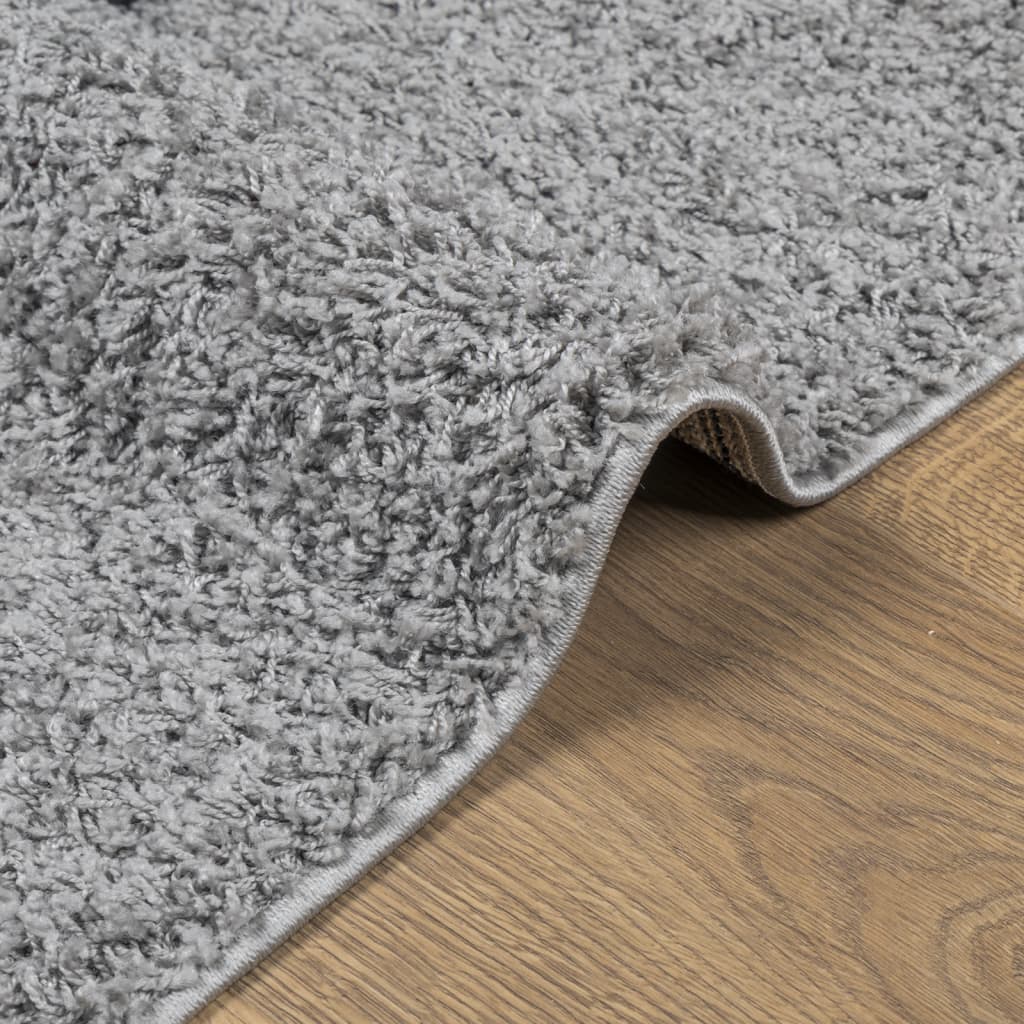 Vloerkleed PAMPLONA shaggy hoogpolig modern 140x200 cm grijs is nu te koop bij PeponiXL, paradijselijk wonen!