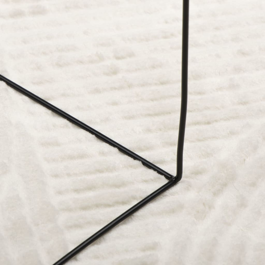 Vloerkleed IZA laagpolig Scandinavisch 100x200 cm crèmekleurig is nu te koop bij PeponiXL, paradijselijk wonen!