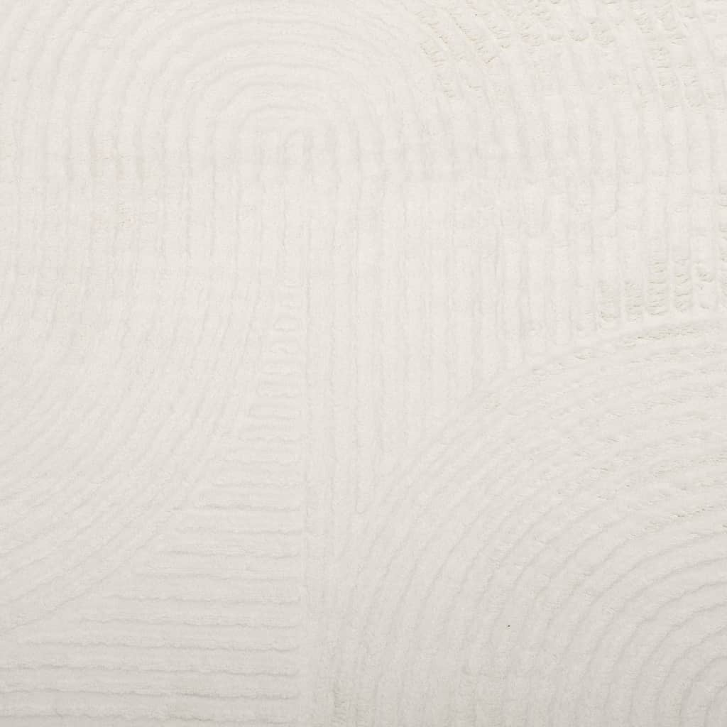 Vloerkleed IZA laagpolig Scandinavisch 100x200 cm crèmekleurig is nu te koop bij PeponiXL, paradijselijk wonen!