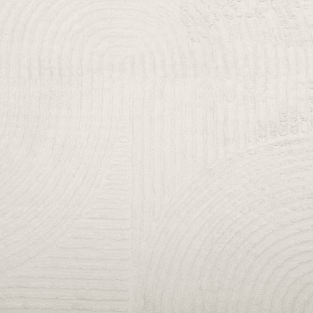 Vloerkleed IZA laagpolig Scandinavisch 160x230 cm crèmekleurig is nu te koop bij PeponiXL, paradijselijk wonen!