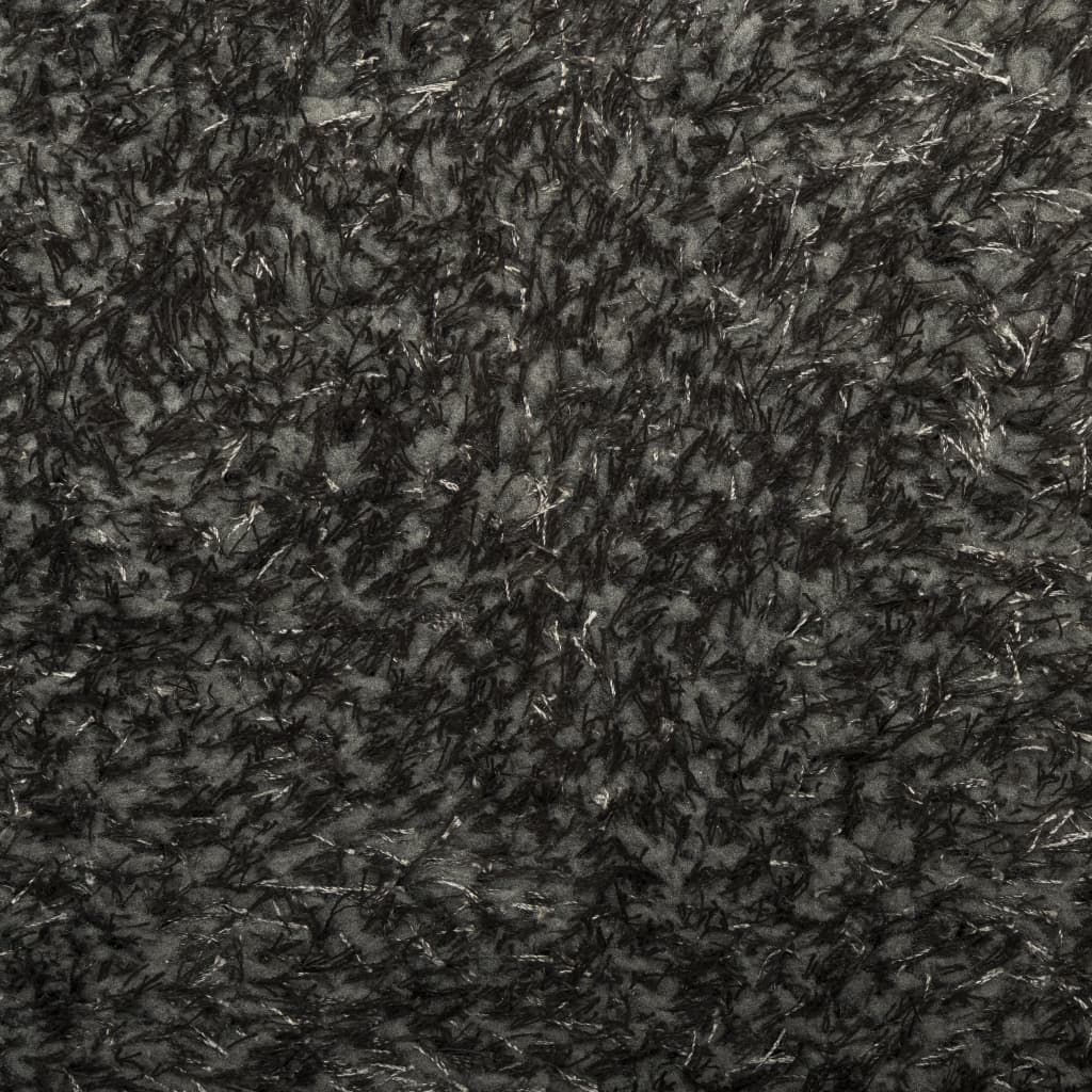 Vloerkleed ISTAN hoogpolig glanzend 120x170 cm antracietkleurig is nu te koop bij PeponiXL, paradijselijk wonen!