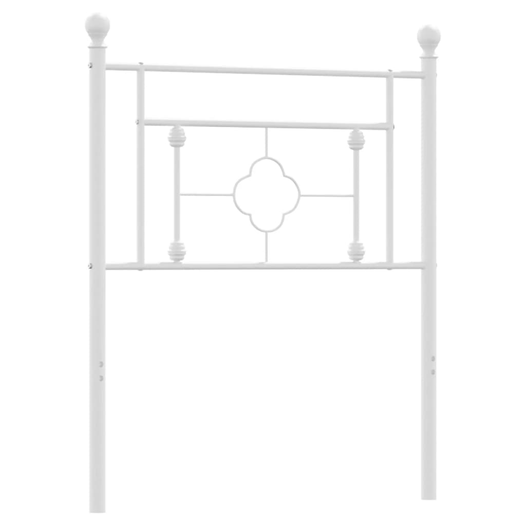 Vervangend hoofdbord 75 cm metaal wit is nu te koop bij PeponiXL, paradijselijk wonen!