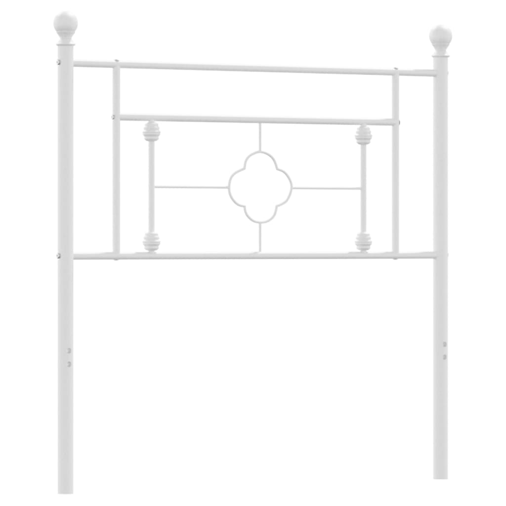 Vervangend hoofdbord 100 cm metaal wit is nu te koop bij PeponiXL, paradijselijk wonen!