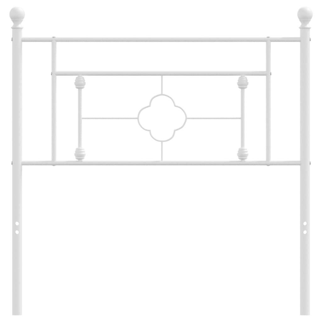 Vervangend hoofdbord 100 cm metaal wit is nu te koop bij PeponiXL, paradijselijk wonen!