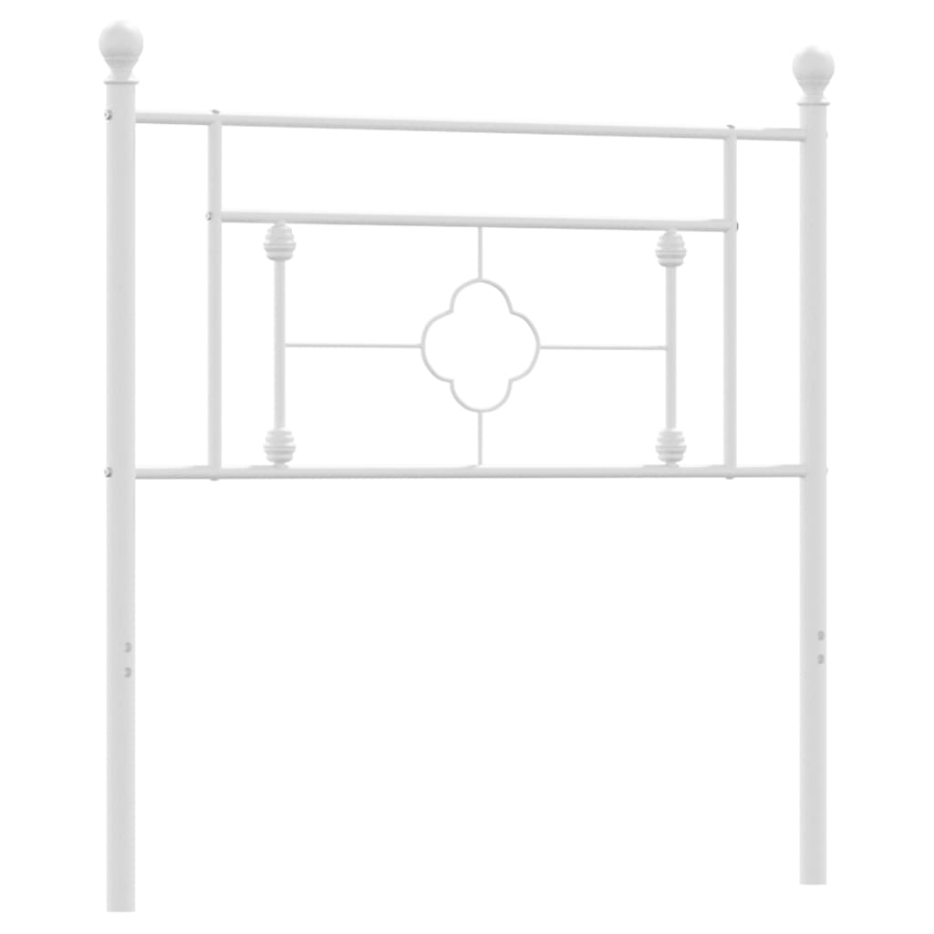 Vervangend hoofdbord 100 cm metaal wit is nu te koop bij PeponiXL, paradijselijk wonen!