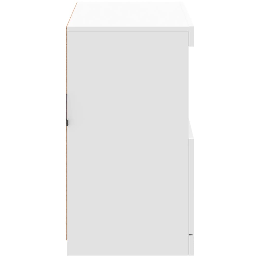 Dressoir met LED-verlichting 81x37x67 cm wit is nu te koop bij PeponiXL, paradijselijk wonen!