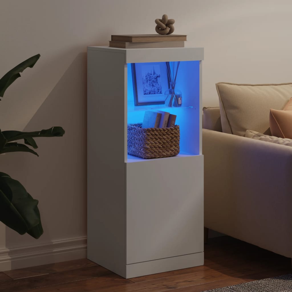 Dressoir met LED-verlichting 41x37x100 cm wit is nu te koop bij PeponiXL, paradijselijk wonen!