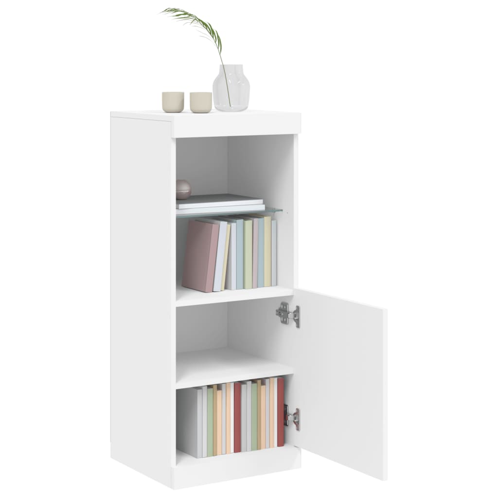 Dressoir met LED-verlichting 41x37x100 cm wit is nu te koop bij PeponiXL, paradijselijk wonen!