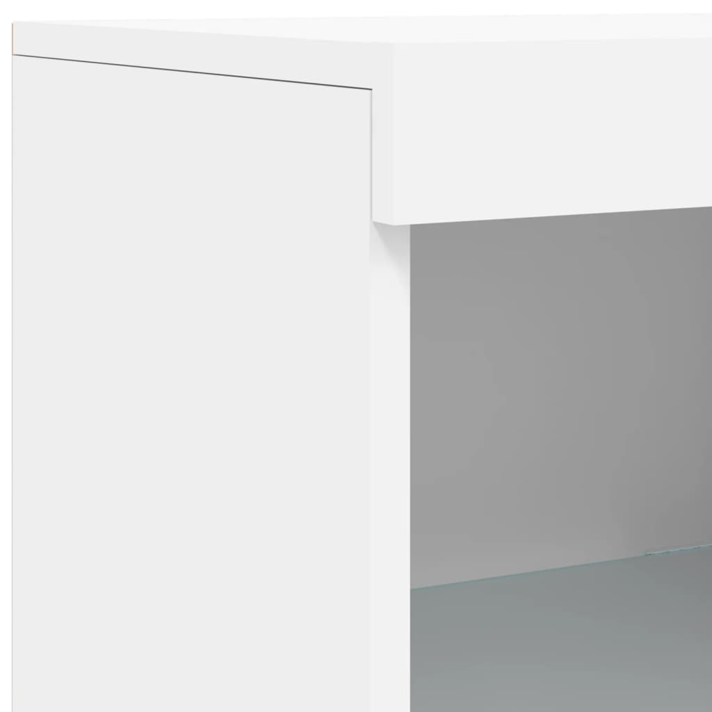 Dressoir met LED-verlichting 41x37x100 cm wit is nu te koop bij PeponiXL, paradijselijk wonen!