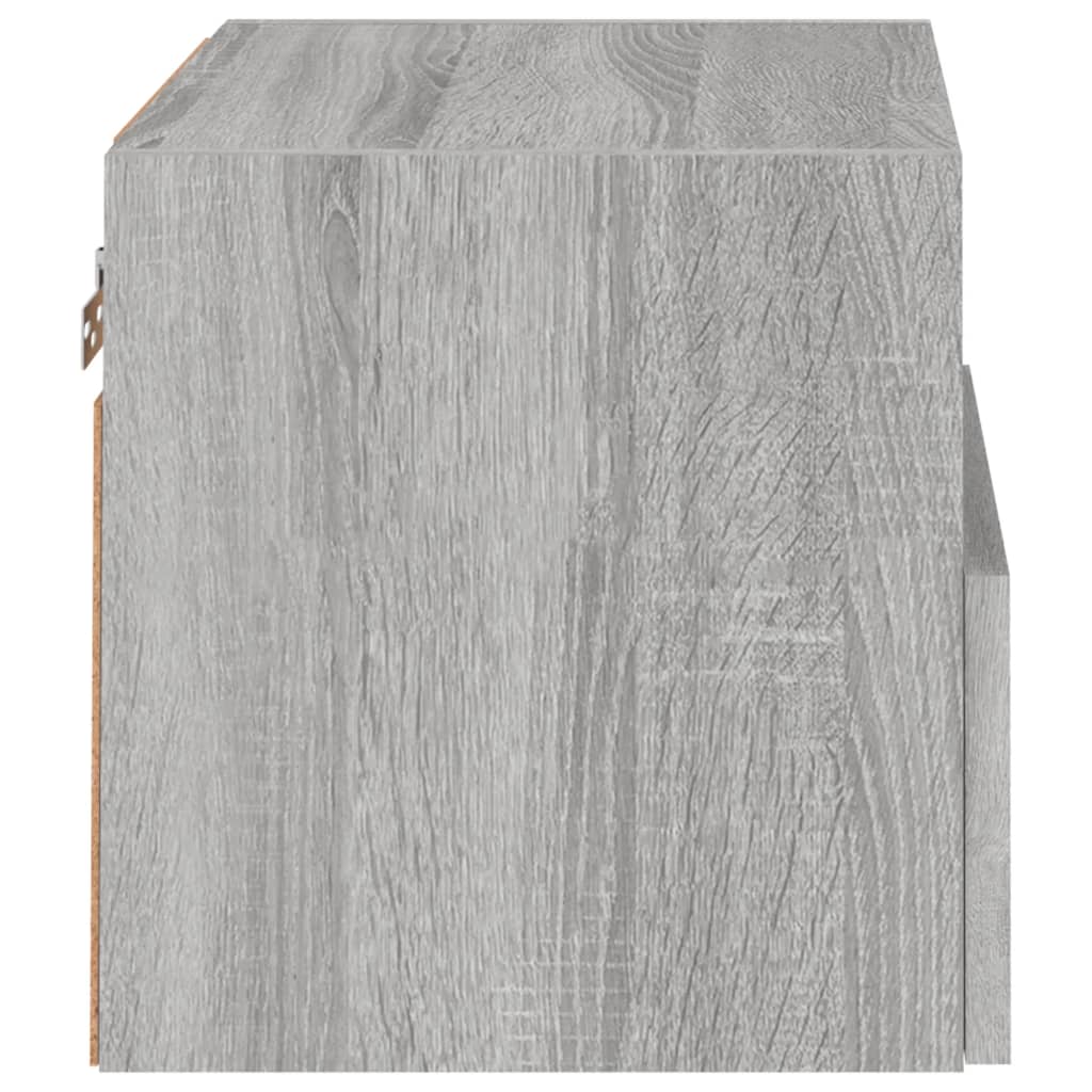 Tv-wandmeubels 2 st 40x30x30 cm bewerkt hout grijs sonoma is nu te koop bij PeponiXL, paradijselijk wonen!
