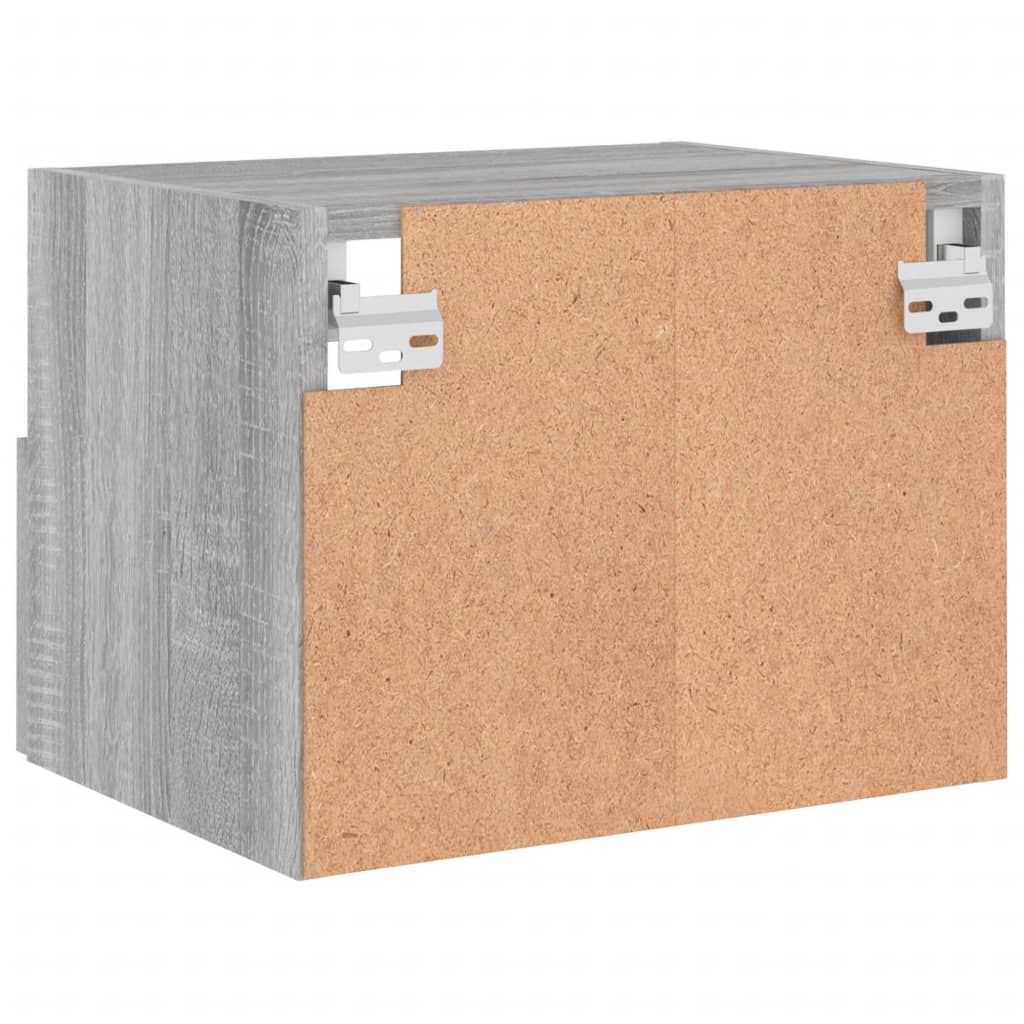 Tv-wandmeubels 2 st 40x30x30 cm bewerkt hout grijs sonoma is nu te koop bij PeponiXL, paradijselijk wonen!