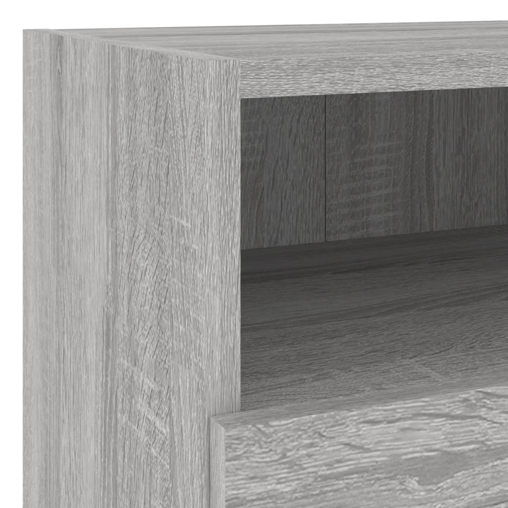 Tv-wandmeubels 2 st 40x30x30 cm bewerkt hout grijs sonoma is nu te koop bij PeponiXL, paradijselijk wonen!