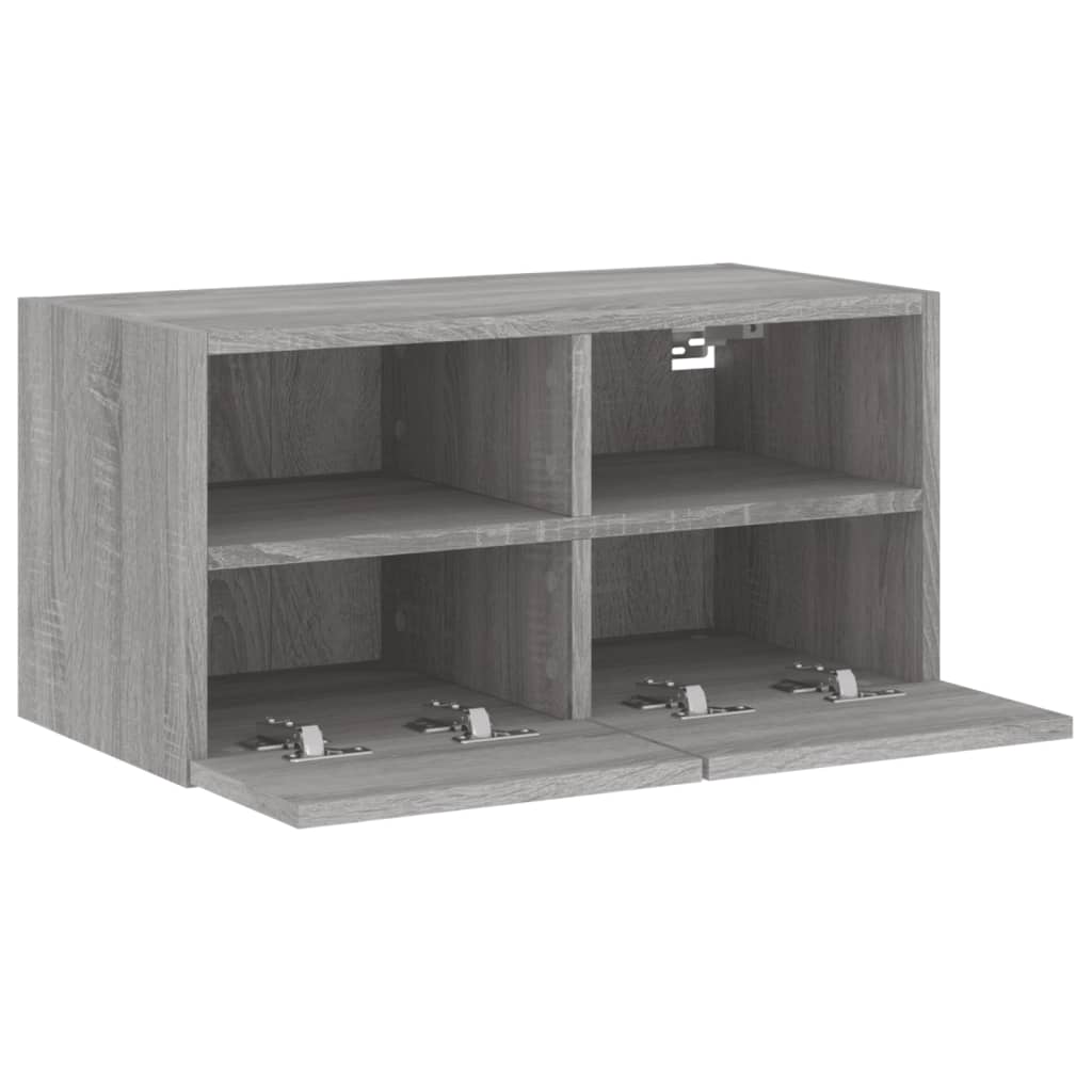 Tv-wandmeubel 60x30x30 cm bewerkt hout grijs sonoma eikenkleur is nu te koop bij PeponiXL, paradijselijk wonen!