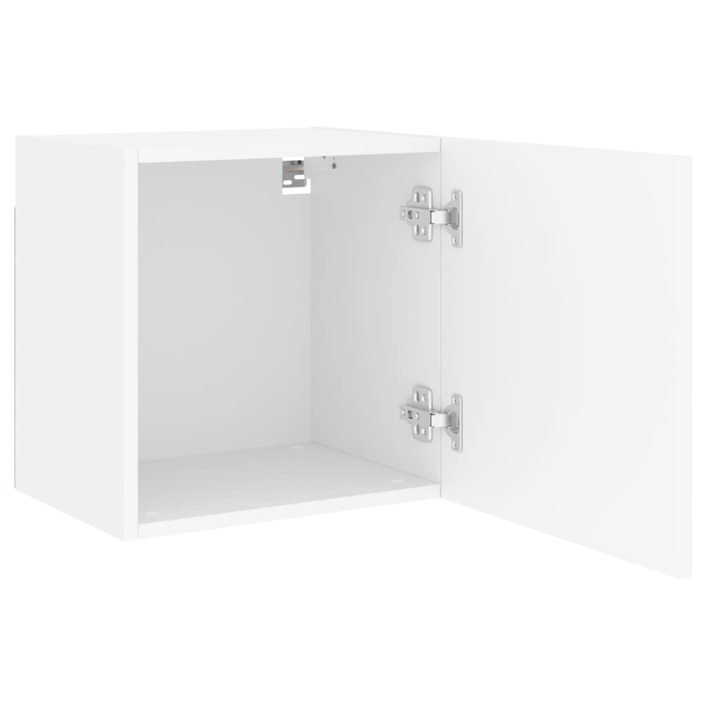 Tv-wandmeubels 2 st 40,5x30x40 cm bewerkt hout wit is nu te koop bij PeponiXL, paradijselijk wonen!