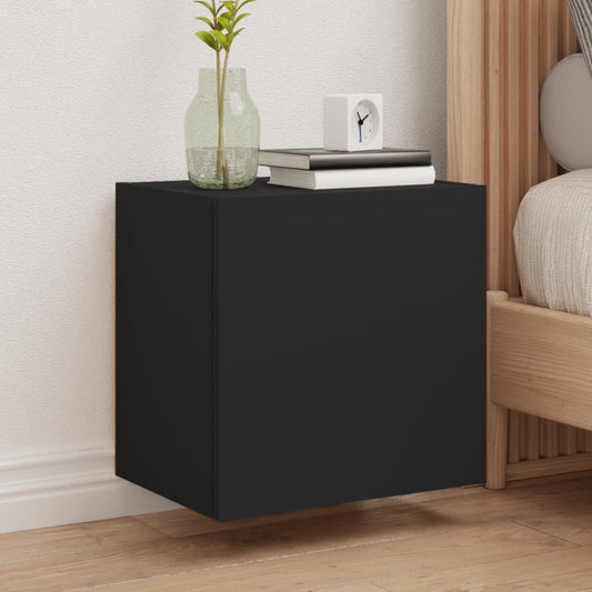 Tv-wandmeubels 2 st 40,5x30x40 cm bewerkt hout zwart is nu te koop bij PeponiXL, paradijselijk wonen!