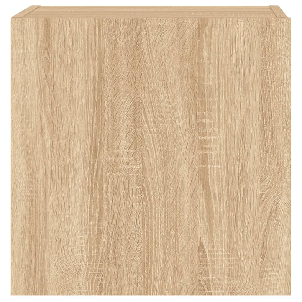 Tv-wandmeubel 40,5x30x40 cm bewerkt hout sonoma eikenkleurig is nu te koop bij PeponiXL, paradijselijk wonen!