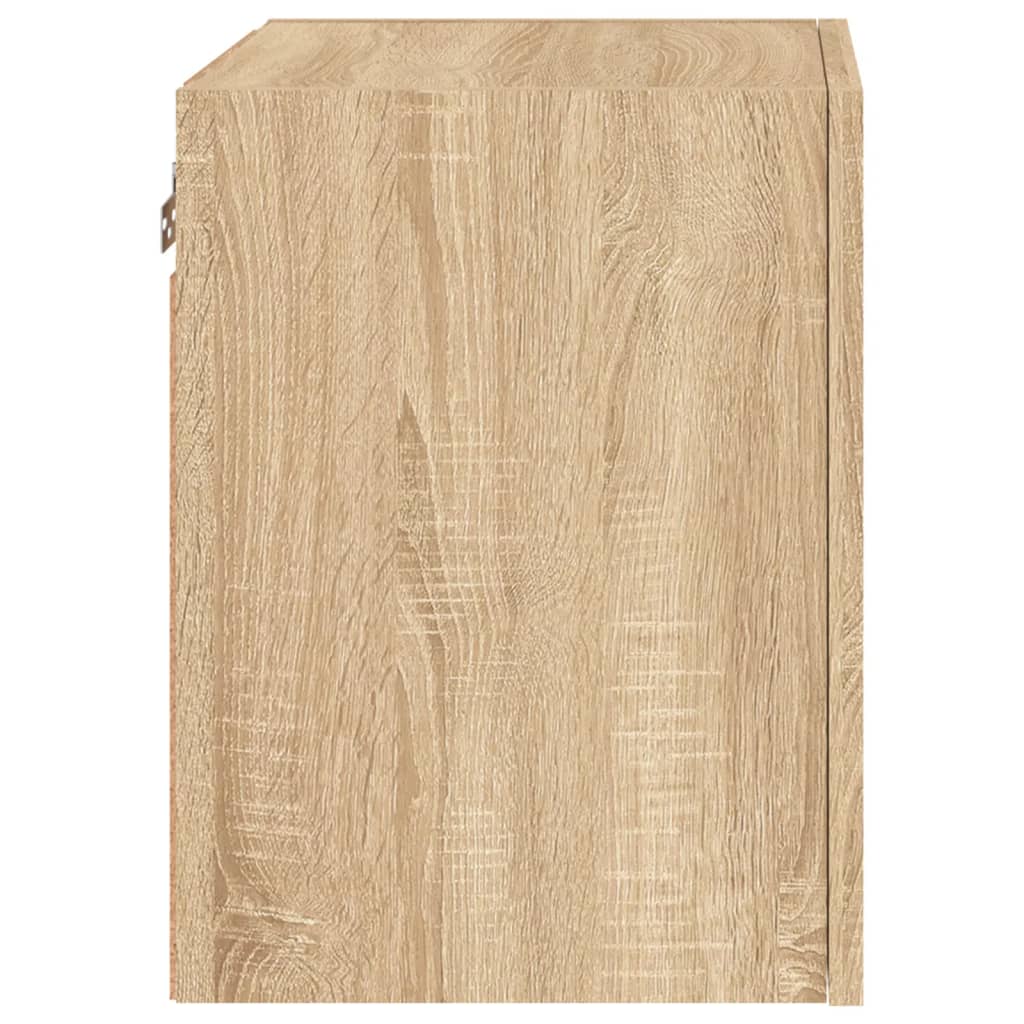 Tv-wandmeubel 40,5x30x40 cm bewerkt hout sonoma eikenkleurig is nu te koop bij PeponiXL, paradijselijk wonen!