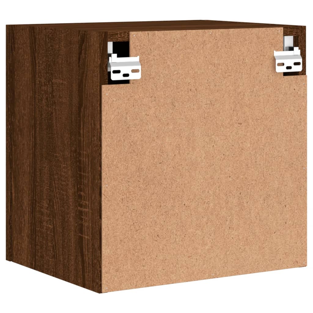 Tv-wandmeubels 2 st 40,5x30x40 cm bewerkt hout bruineikenkleur is nu te koop bij PeponiXL, paradijselijk wonen!