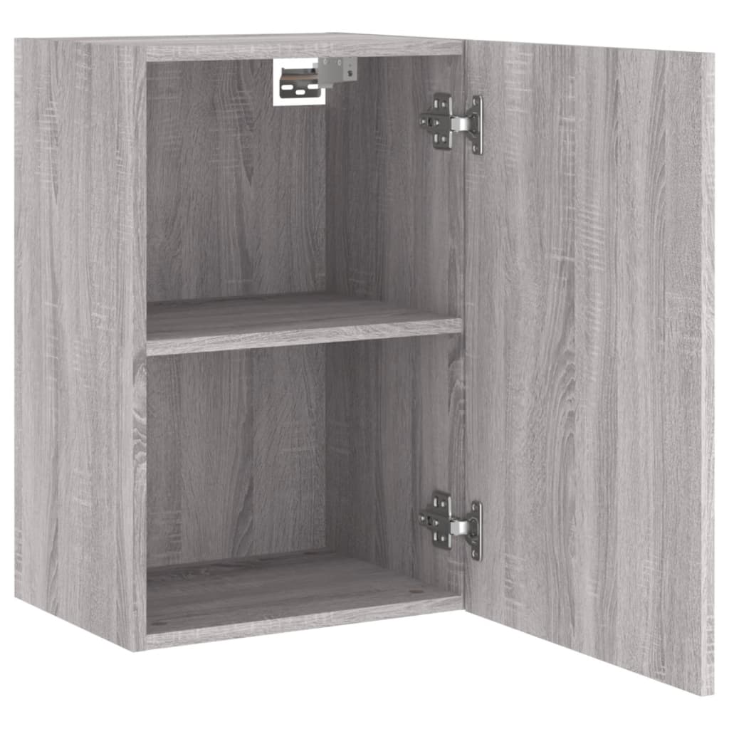 Tv-wandmeubel 40,5x30x60 cm bewerkt hout grijs sonoma is nu te koop bij PeponiXL, paradijselijk wonen!
