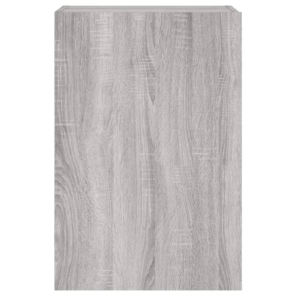Tv-wandmeubel 40,5x30x60 cm bewerkt hout grijs sonoma is nu te koop bij PeponiXL, paradijselijk wonen!