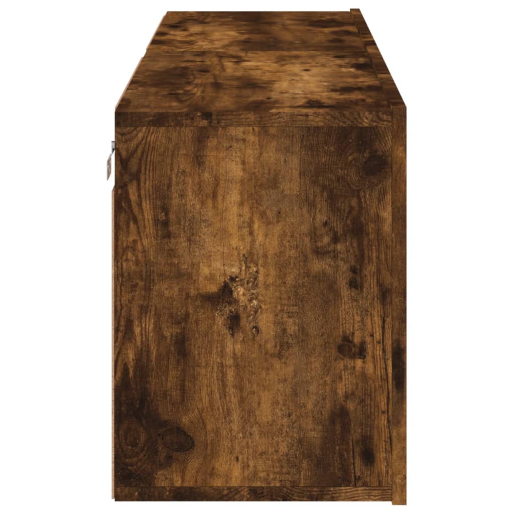 Tv-meubels 2 st wandgemonteerd 60x30x41 cm gerookt eikenkleurig is nu te koop bij PeponiXL, paradijselijk wonen!