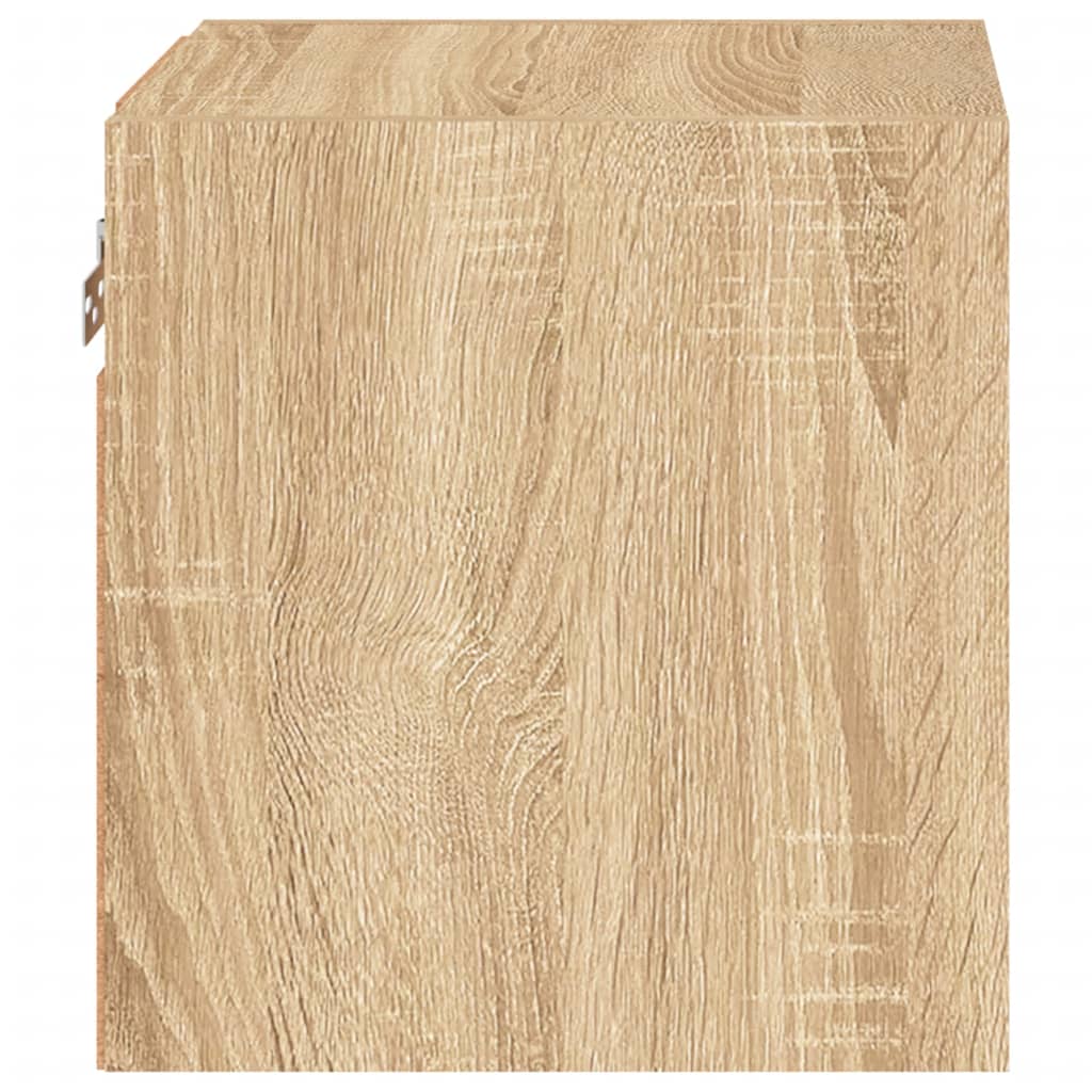 Tv-wandmeubels met LED 2 st 30x28,5x30 cm sonoma eikenkleurig is nu te koop bij PeponiXL, paradijselijk wonen!