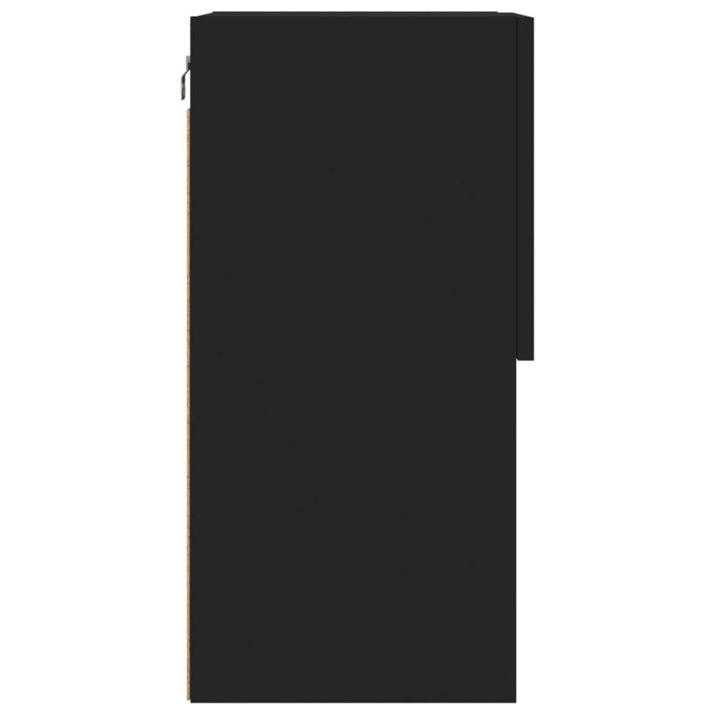 Tv-meubel met LED-verlichting 40,5x30x60 cm zwart is nu te koop bij PeponiXL, paradijselijk wonen!