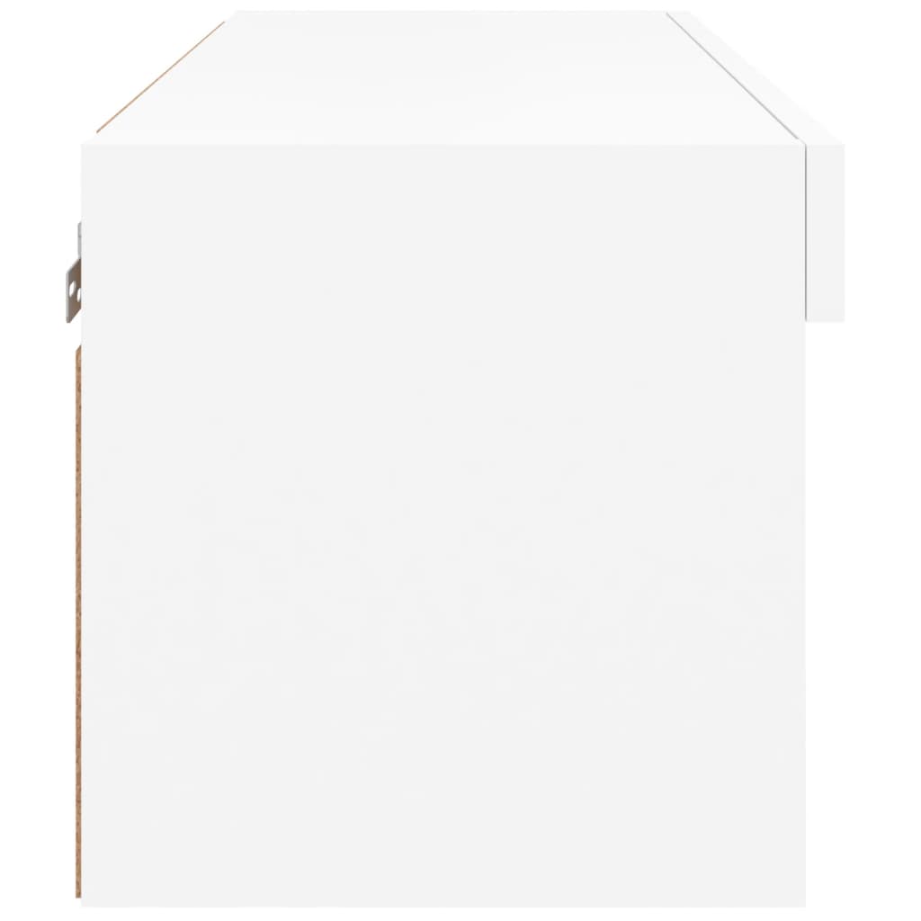 Tv-meubel met LED-verlichting 60x30x30 cm wit is nu te koop bij PeponiXL, paradijselijk wonen!