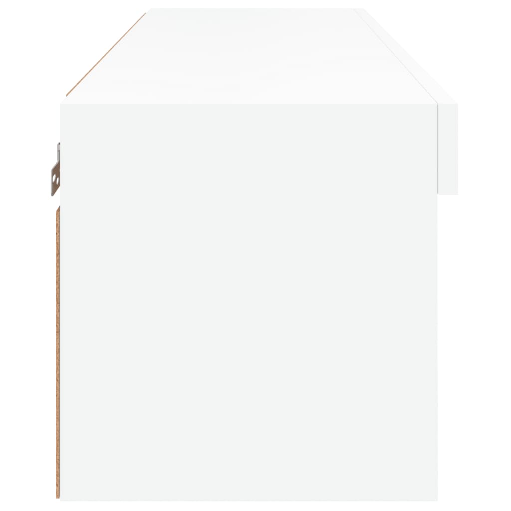 Tv-meubel met LED-verlichting 80x30x30 cm wit is nu te koop bij PeponiXL, paradijselijk wonen!