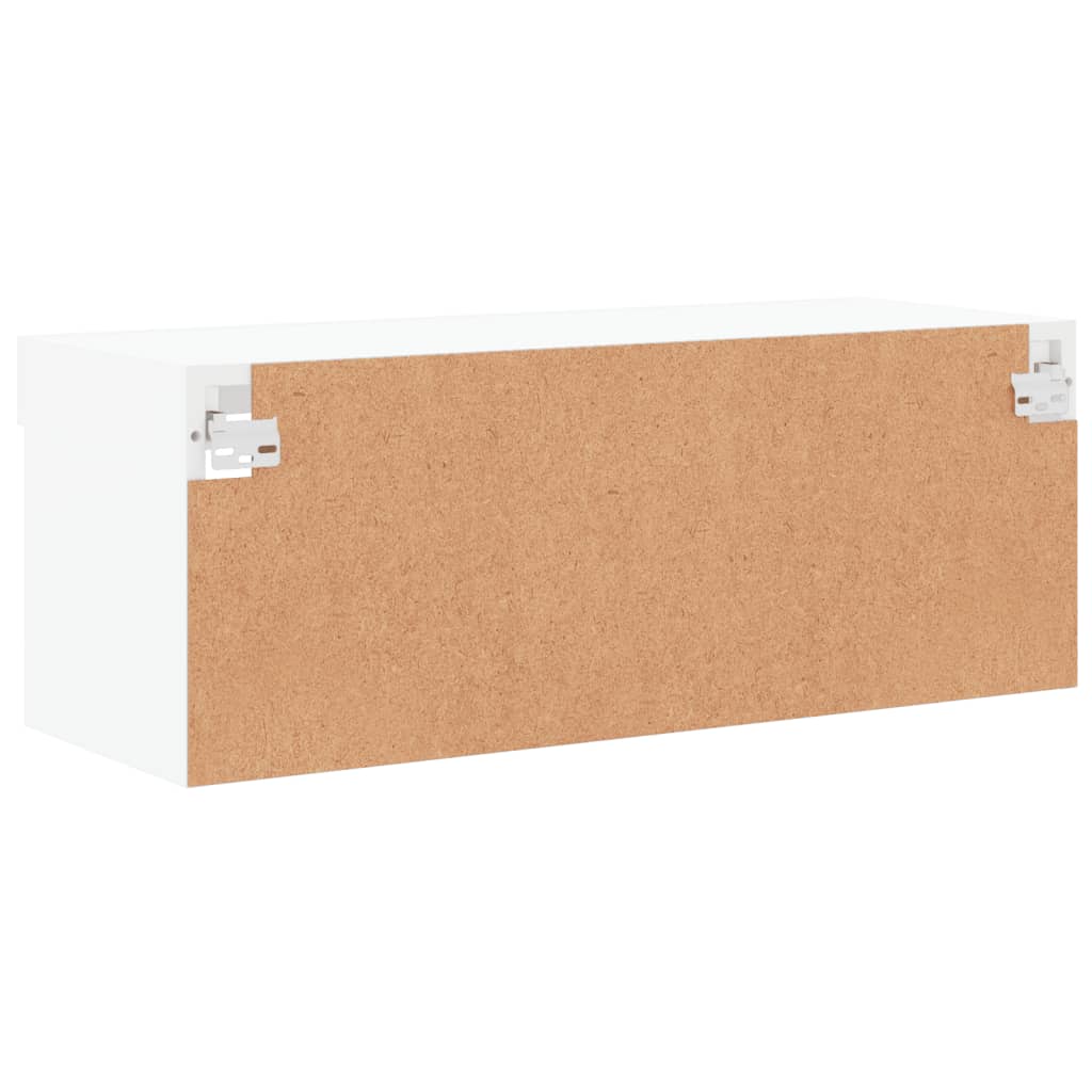 Tv-meubel met LED-verlichting 80x30x30 cm wit is nu te koop bij PeponiXL, paradijselijk wonen!