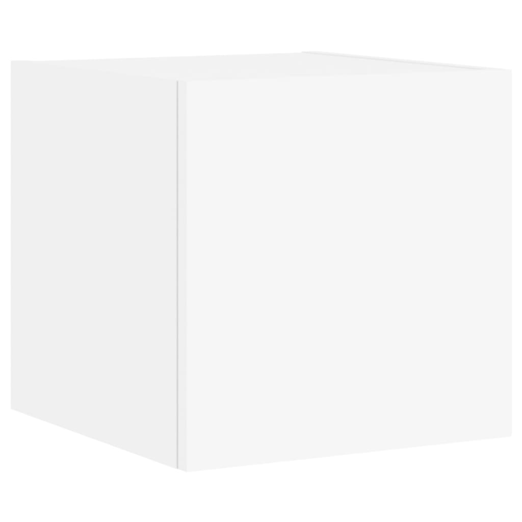 Tv-wandmeubel met LED-verlichting 30,5x35x30 cm wit is nu te koop bij PeponiXL, paradijselijk wonen!