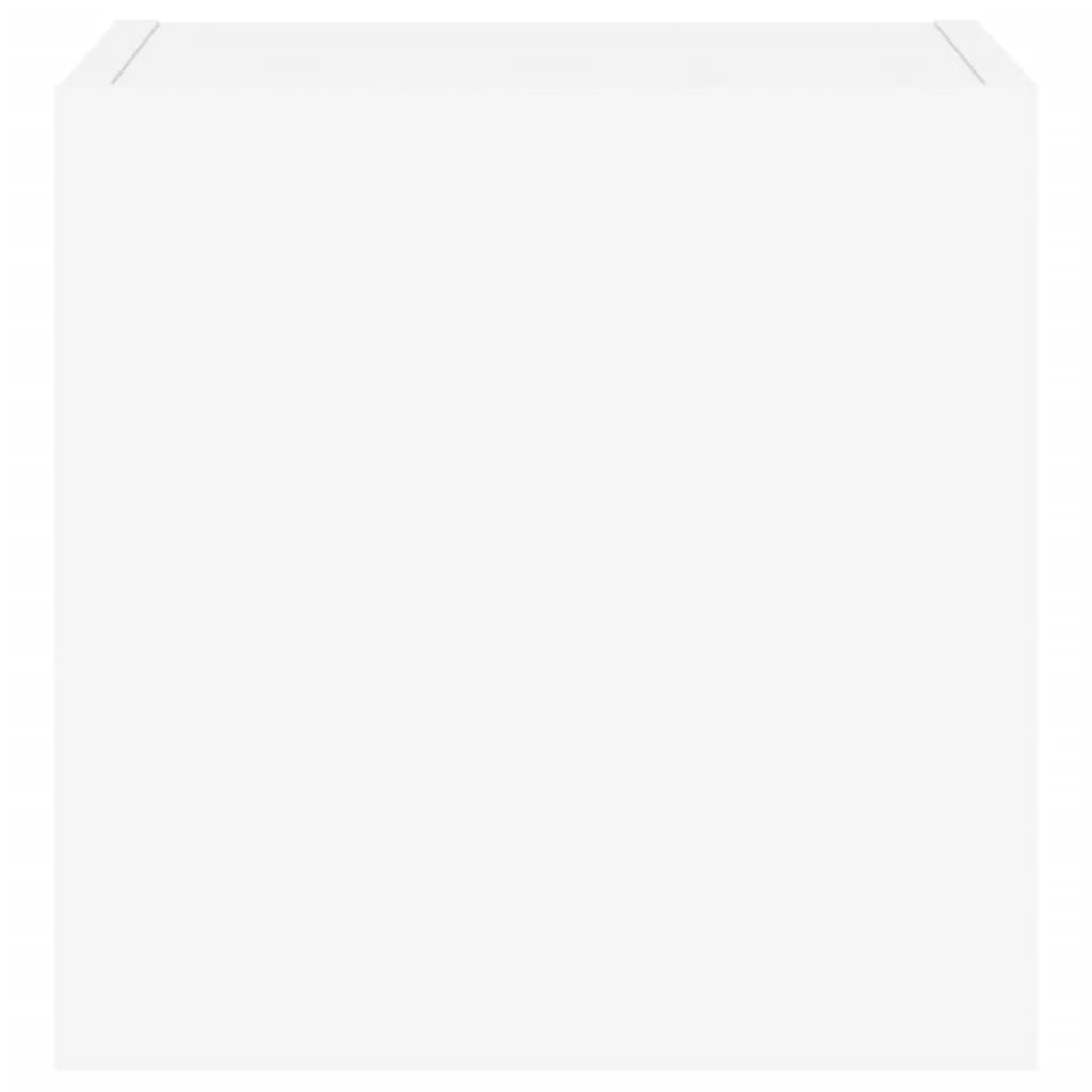 Tv-wandmeubel met LED-verlichting 30,5x35x30 cm wit is nu te koop bij PeponiXL, paradijselijk wonen!