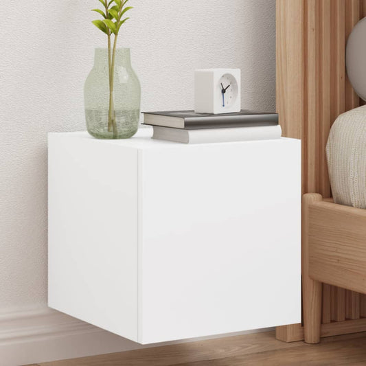 Tv-wandmeubel met LED-verlichting 30,5x35x30 cm wit is nu te koop bij PeponiXL, paradijselijk wonen!