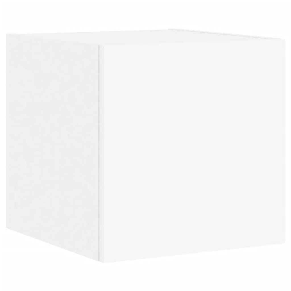 Tv-wandmeubels met LED-verlichting 2 st 30,5x35x30 cm wit is nu te koop bij PeponiXL, paradijselijk wonen!