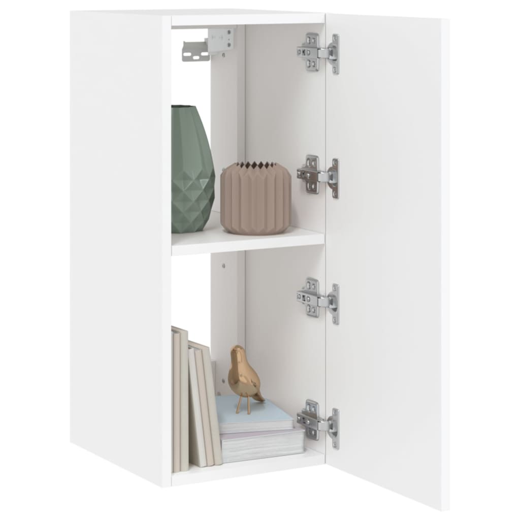 Tv-wandmeubel met LED-verlichting 30,5x35x70 cm wit is nu te koop bij PeponiXL, paradijselijk wonen!