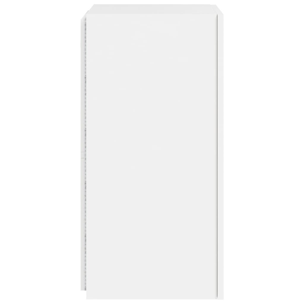Tv-wandmeubel met LED-verlichting 30,5x35x70 cm wit is nu te koop bij PeponiXL, paradijselijk wonen!