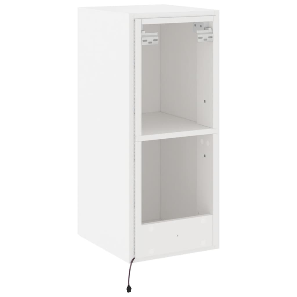 Tv-wandmeubel met LED-verlichting 30,5x35x70 cm wit is nu te koop bij PeponiXL, paradijselijk wonen!