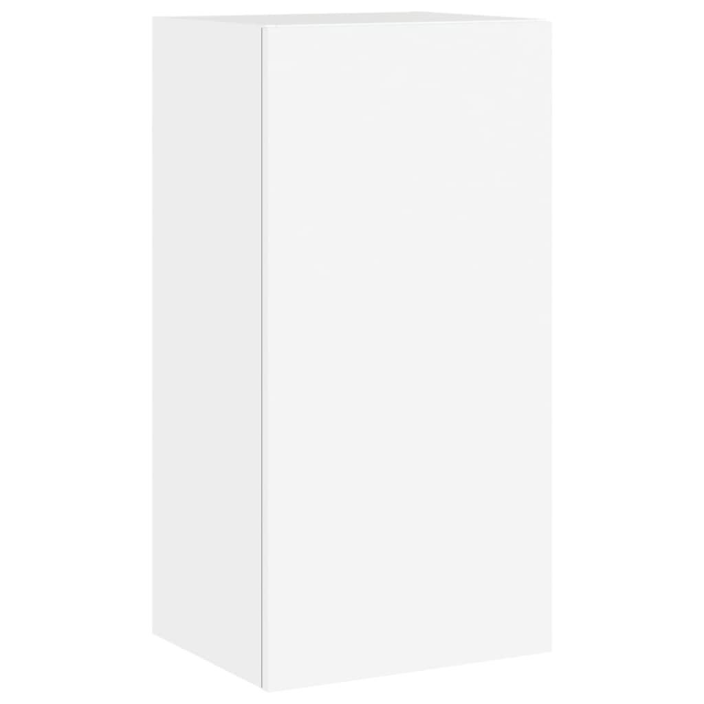 Tv-wandmeubel met LED-verlichting 40,5x35x80 cm wit is nu te koop bij PeponiXL, paradijselijk wonen!