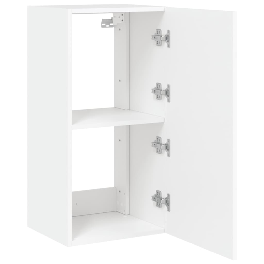 Tv-wandmeubel met LED-verlichting 40,5x35x80 cm wit is nu te koop bij PeponiXL, paradijselijk wonen!