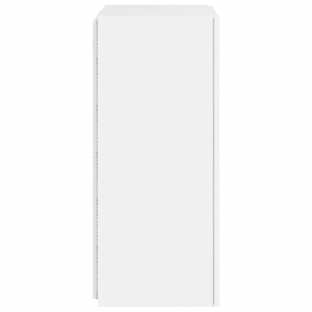 Tv-wandmeubel met LED-verlichting 40,5x35x80 cm wit is nu te koop bij PeponiXL, paradijselijk wonen!