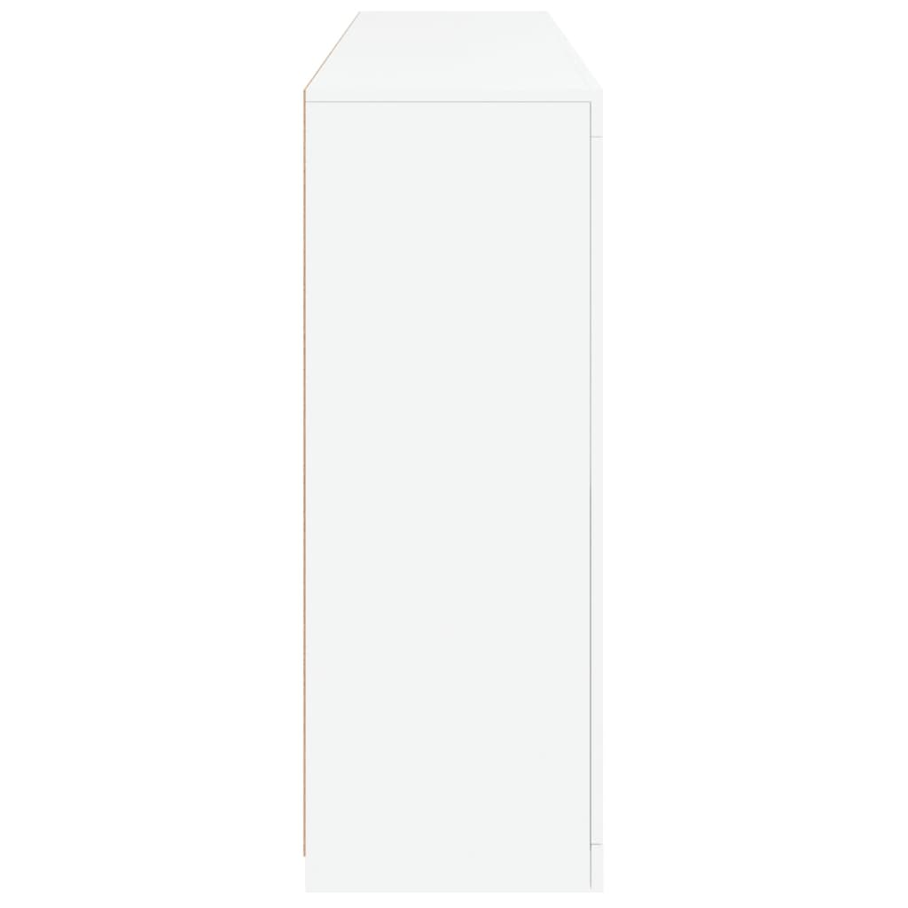 Dressoir met LED-verlichting 162x37x100 cm wit is nu te koop bij PeponiXL, paradijselijk wonen!