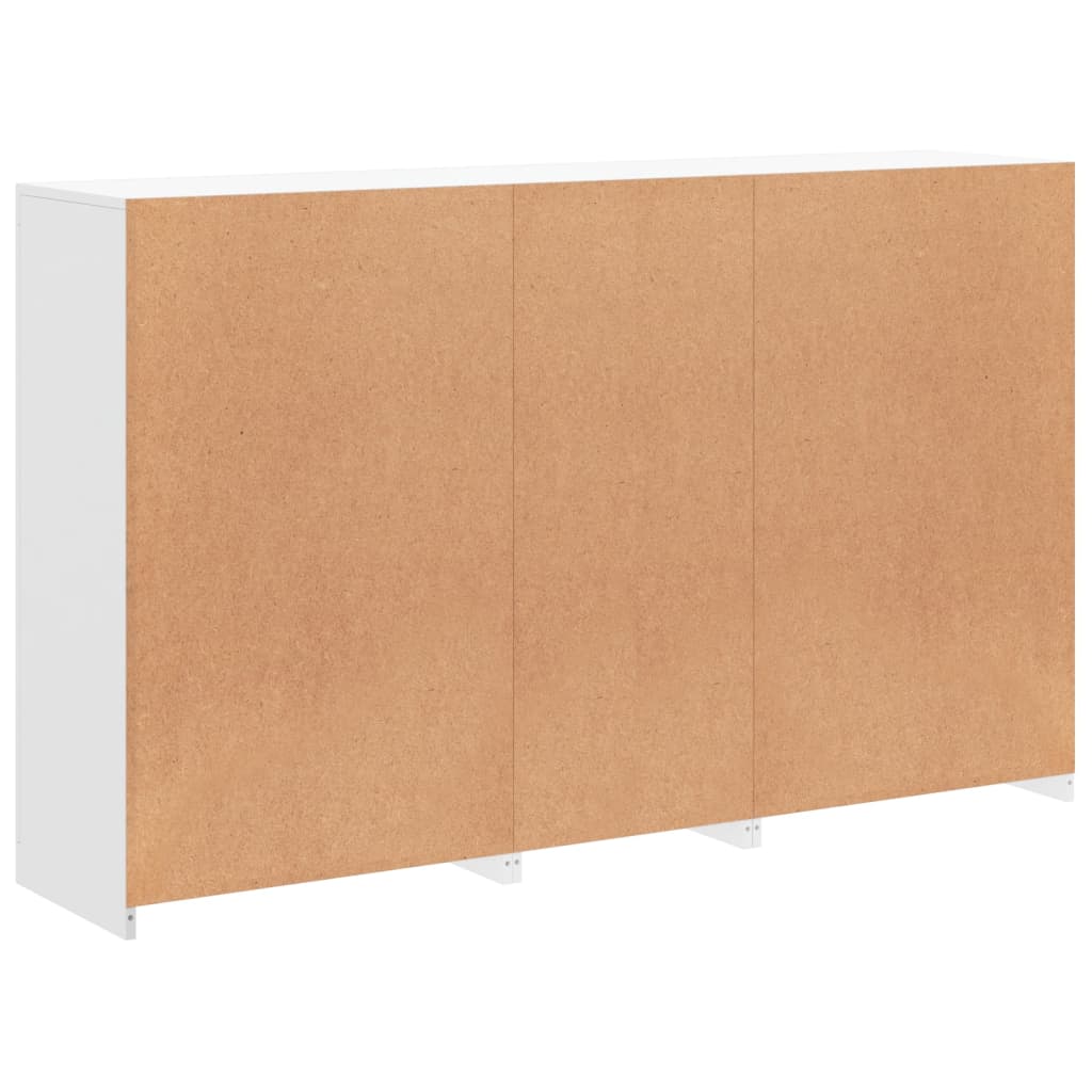 Dressoir met LED-verlichting 162x37x100 cm wit is nu te koop bij PeponiXL, paradijselijk wonen!