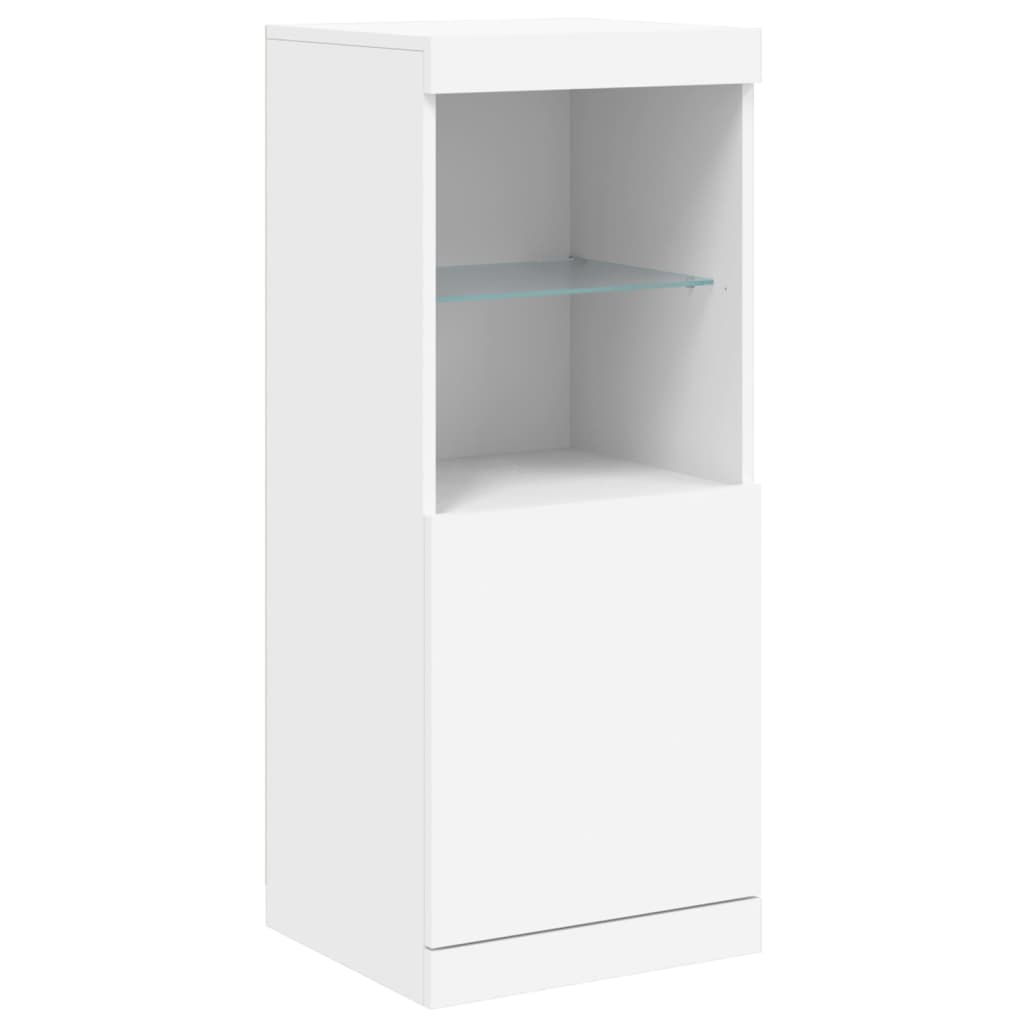 Dressoir met LED-verlichting 162x37x100 cm wit is nu te koop bij PeponiXL, paradijselijk wonen!