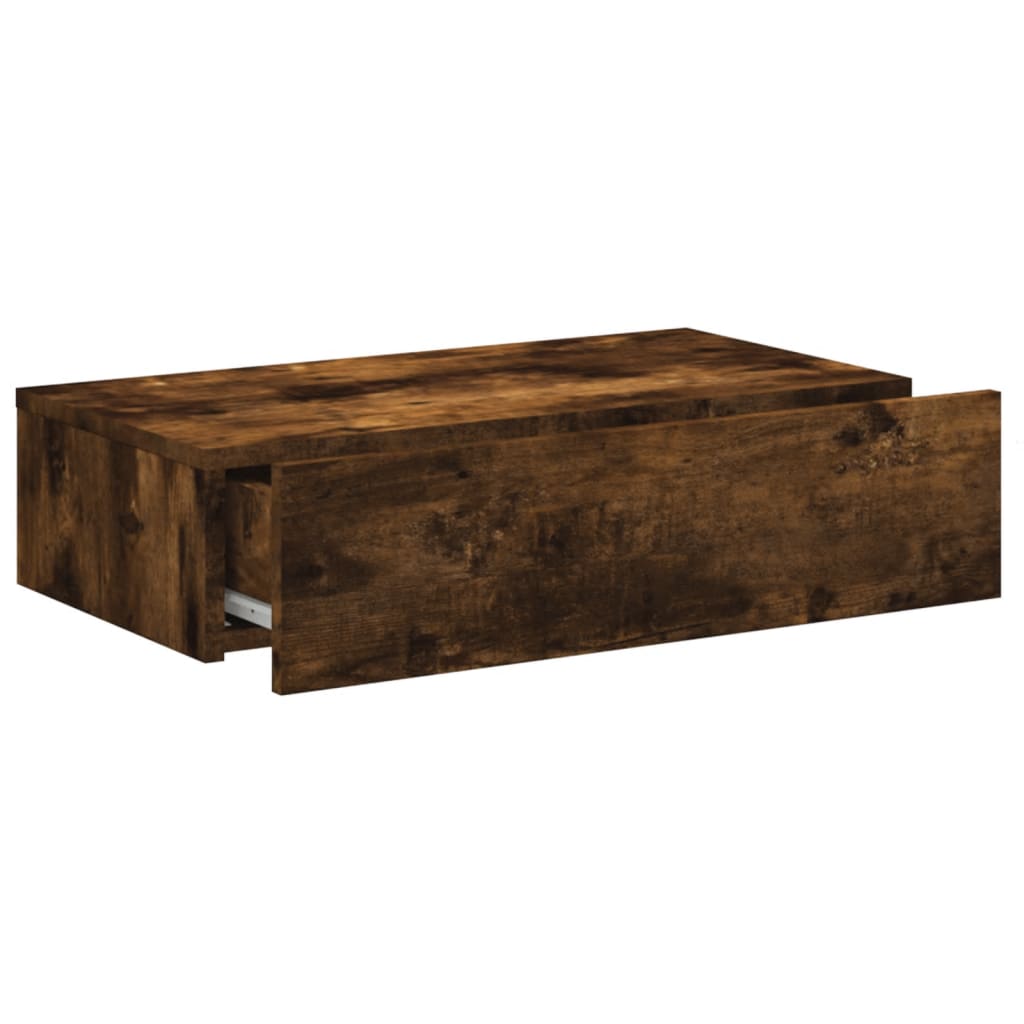 Tv-meubel met LED-verlichting 60x35x15,5 cm gerookt eikenkleur is nu te koop bij PeponiXL, paradijselijk wonen!