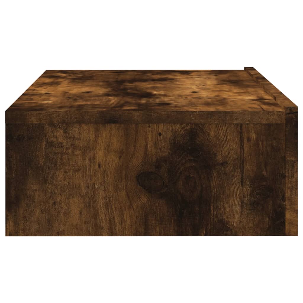 Tv-meubel met LED-verlichting 60x35x15,5 cm gerookt eikenkleur is nu te koop bij PeponiXL, paradijselijk wonen!