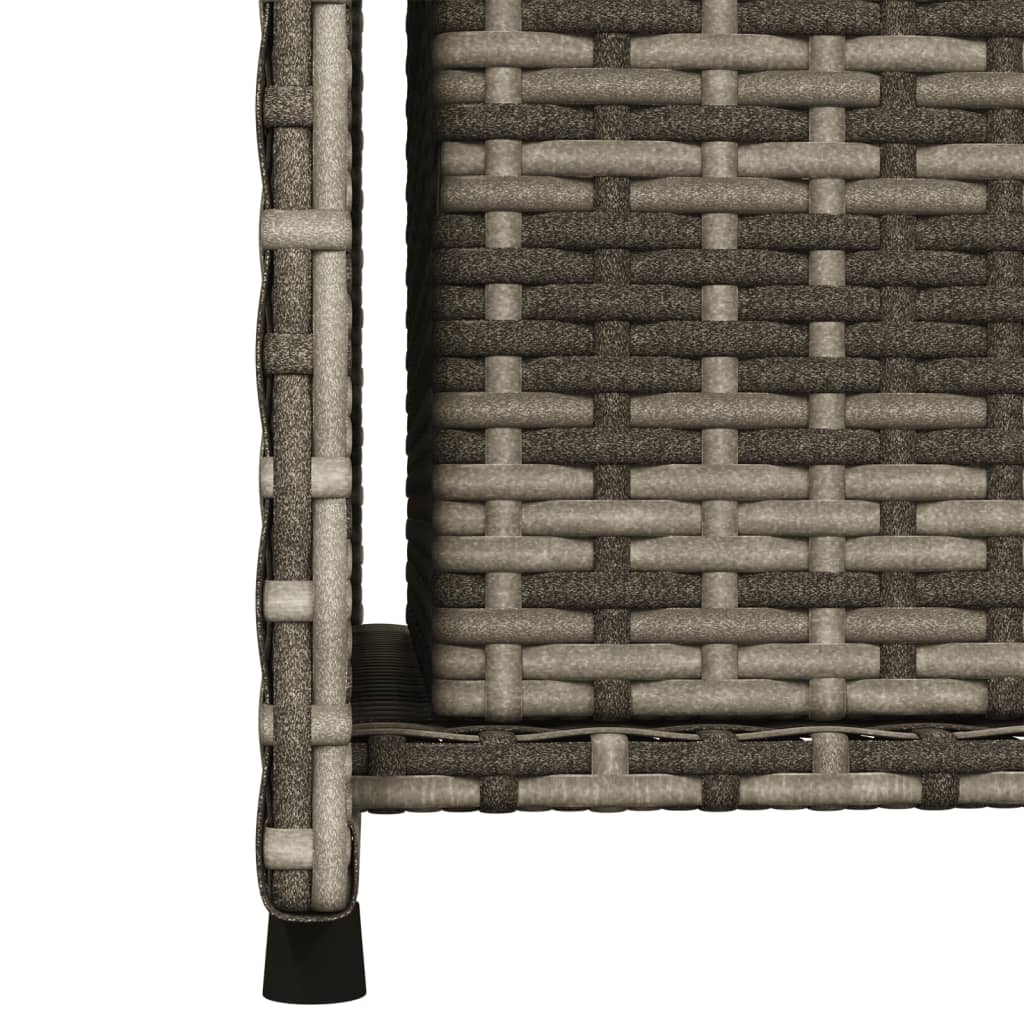 Tuinkast 50x55x115 cm poly rattan grijs is nu te koop bij PeponiXL, paradijselijk wonen!