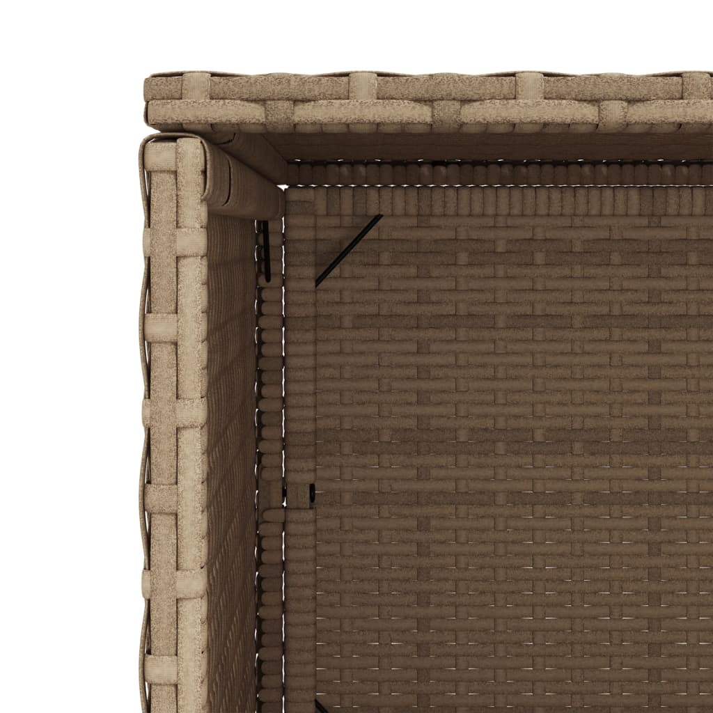 Tuinkast 50x55x115 cm poly rattan beige is nu te koop bij PeponiXL, paradijselijk wonen!