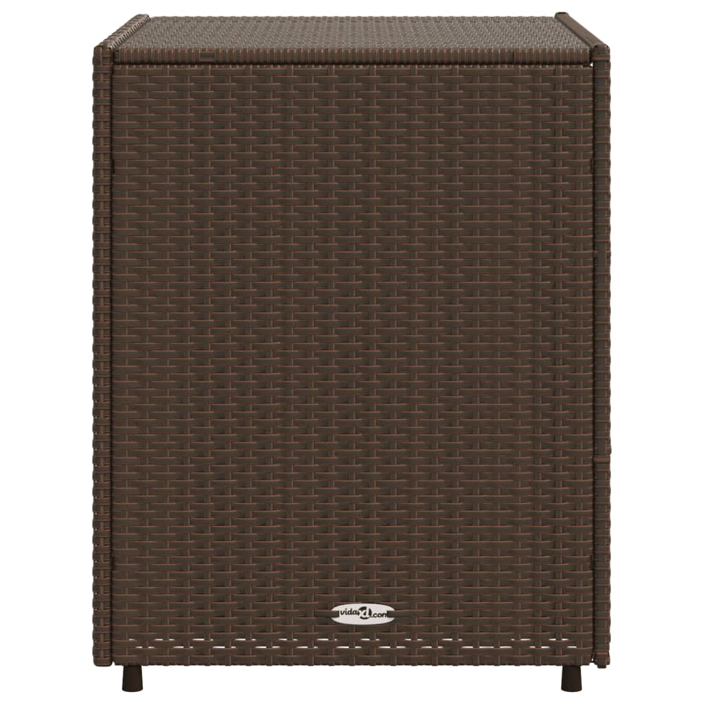 Tuinkast 55x59x69 cm poly rattan bruin is nu te koop bij PeponiXL, paradijselijk wonen!