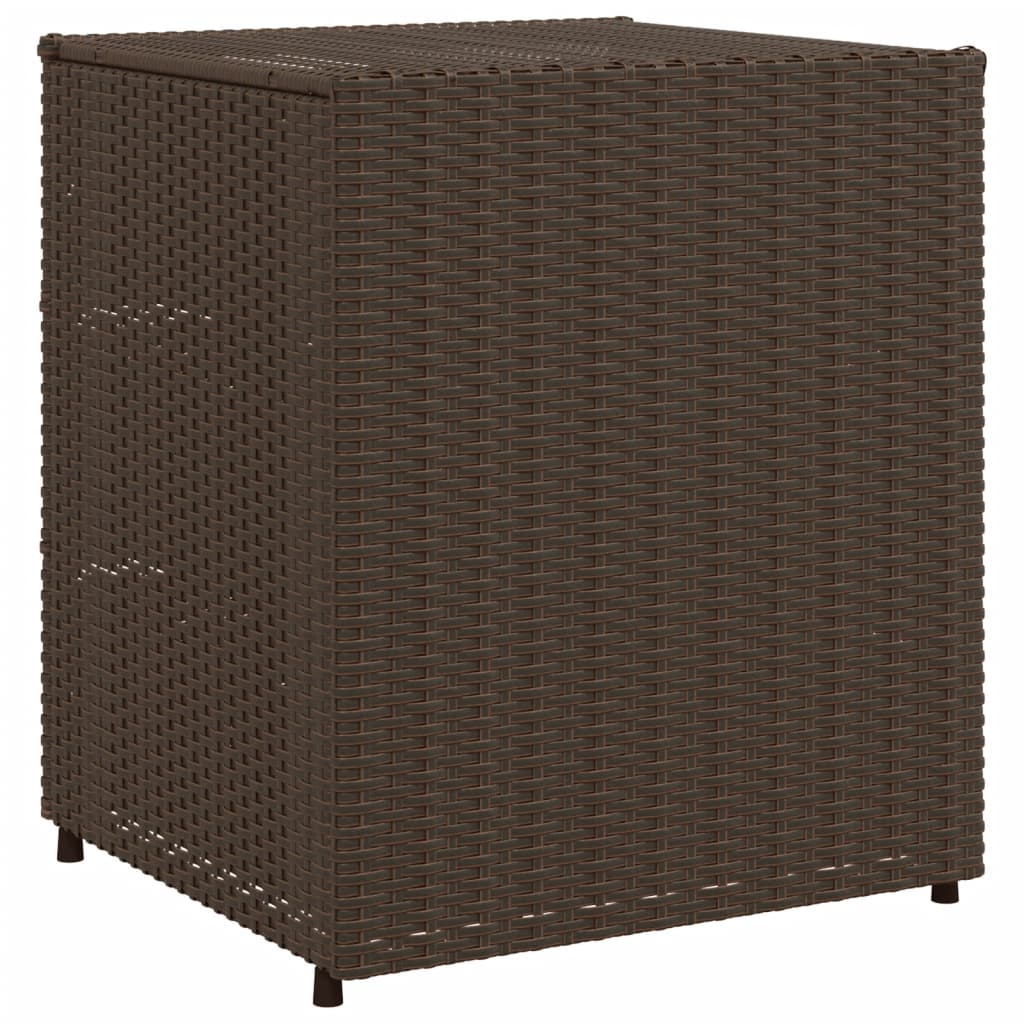 Tuinkast 55x59x69 cm poly rattan bruin is nu te koop bij PeponiXL, paradijselijk wonen!