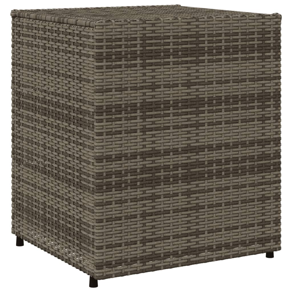 Tuinkast 55x59x69 cm poly rattan grijs is nu te koop bij PeponiXL, paradijselijk wonen!